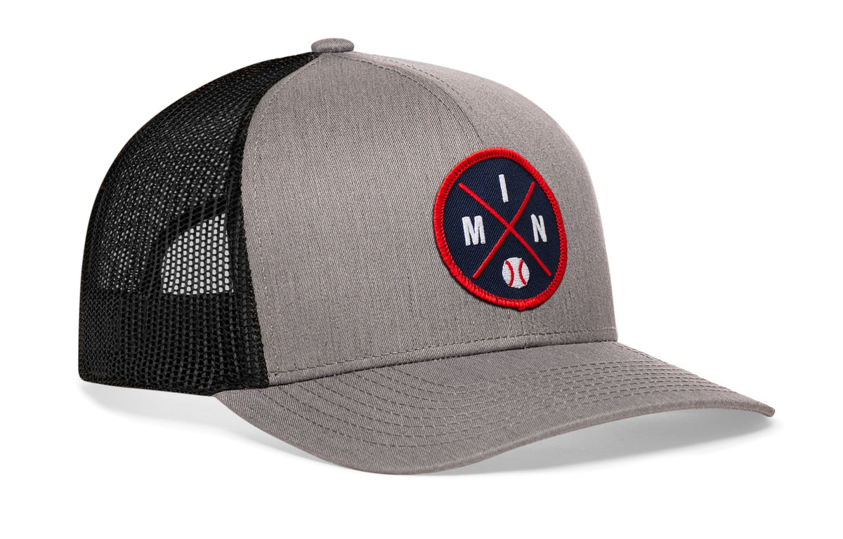 Minnesota Baseball Trucker Hat  |  MIN X Snapback