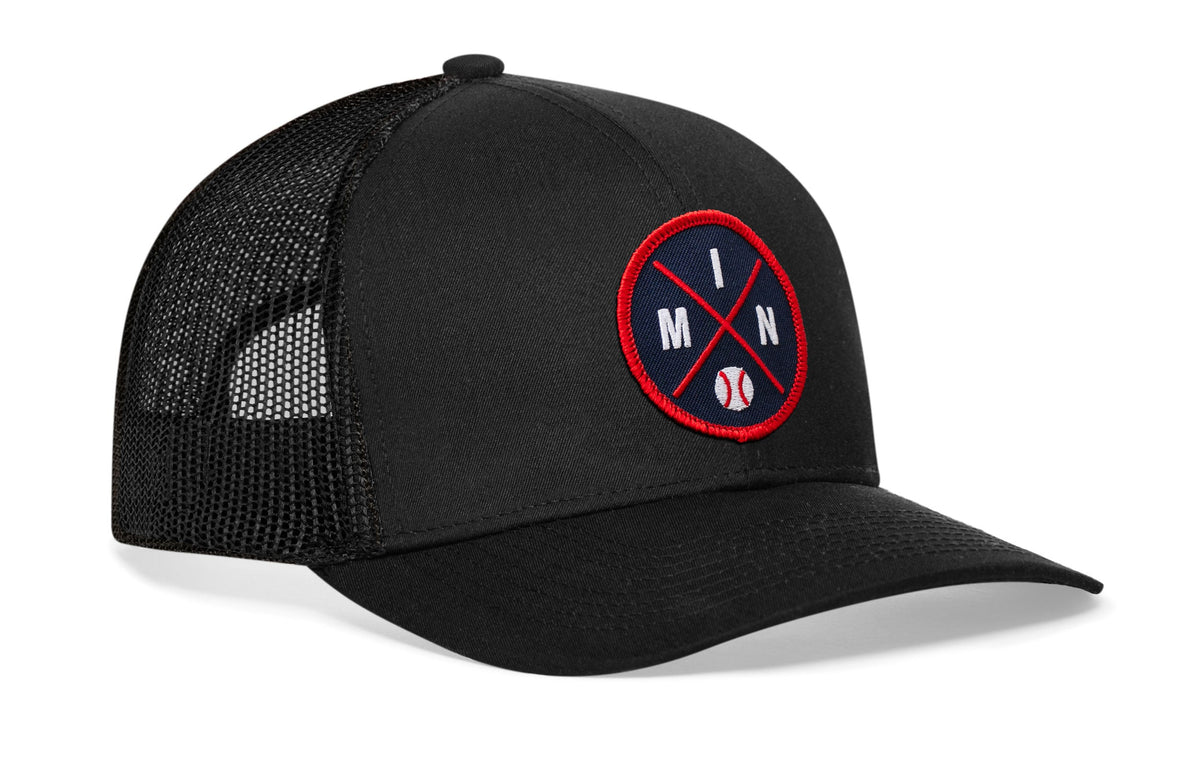 Minnesota Baseball Trucker Hat  |  MIN X Snapback