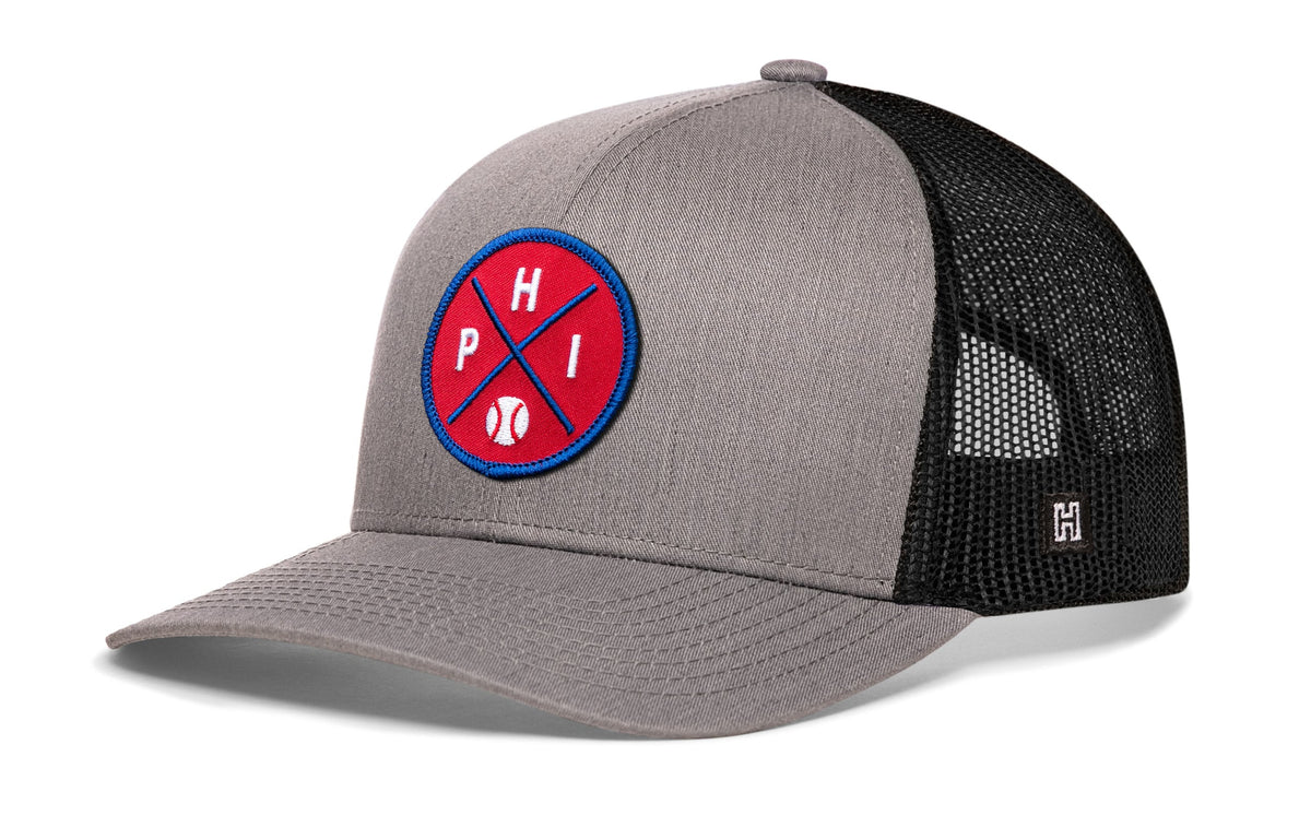 Philadelphia Baseball Trucker Hat  |  PHI X Snapback
