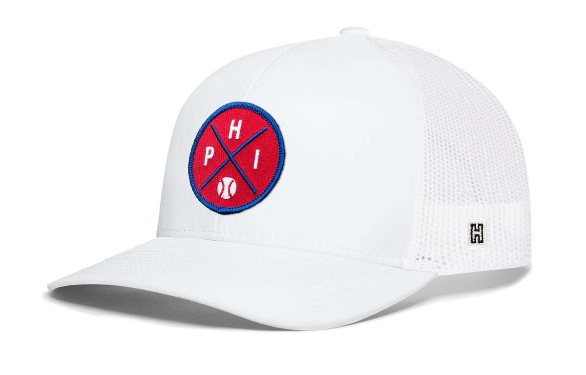 Philadelphia Baseball Trucker Hat  |  PHI X Snapback