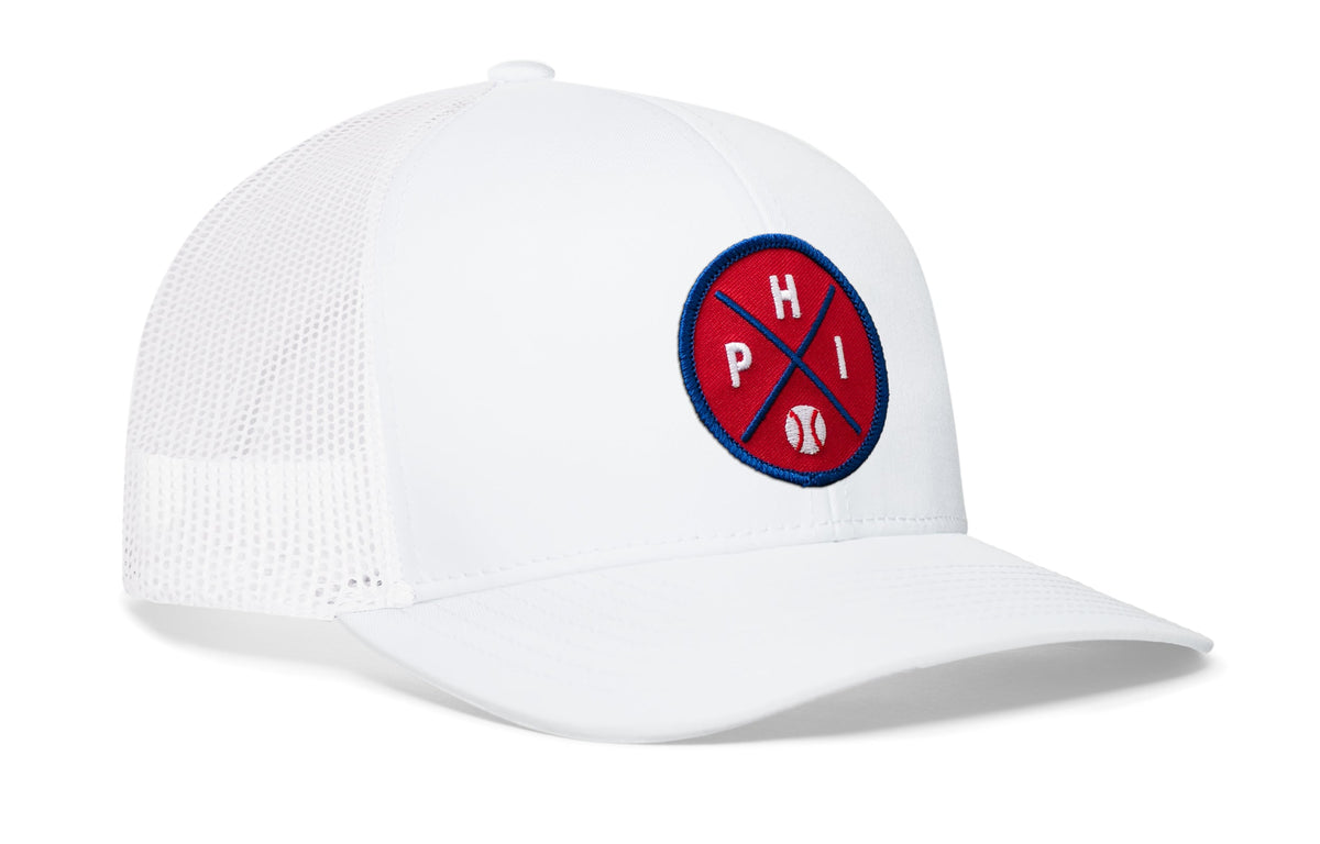 Philadelphia Baseball Trucker Hat  |  PHI X Snapback