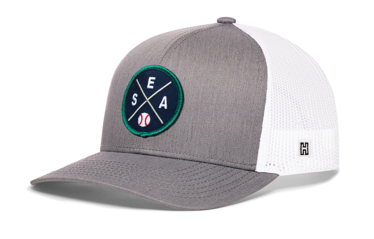 Seattle Baseball Trucker Hat  |  SEA X Snapback