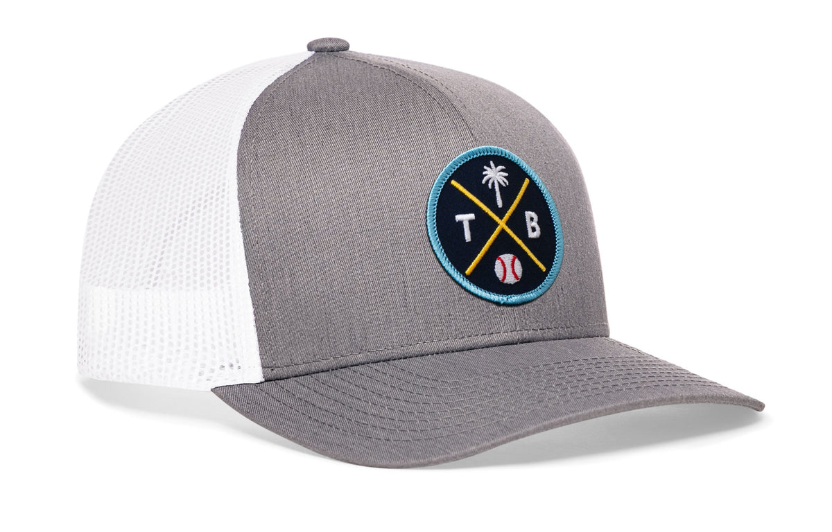 Tampa Bay Baseball Trucker Hat  |  TB X Snapback