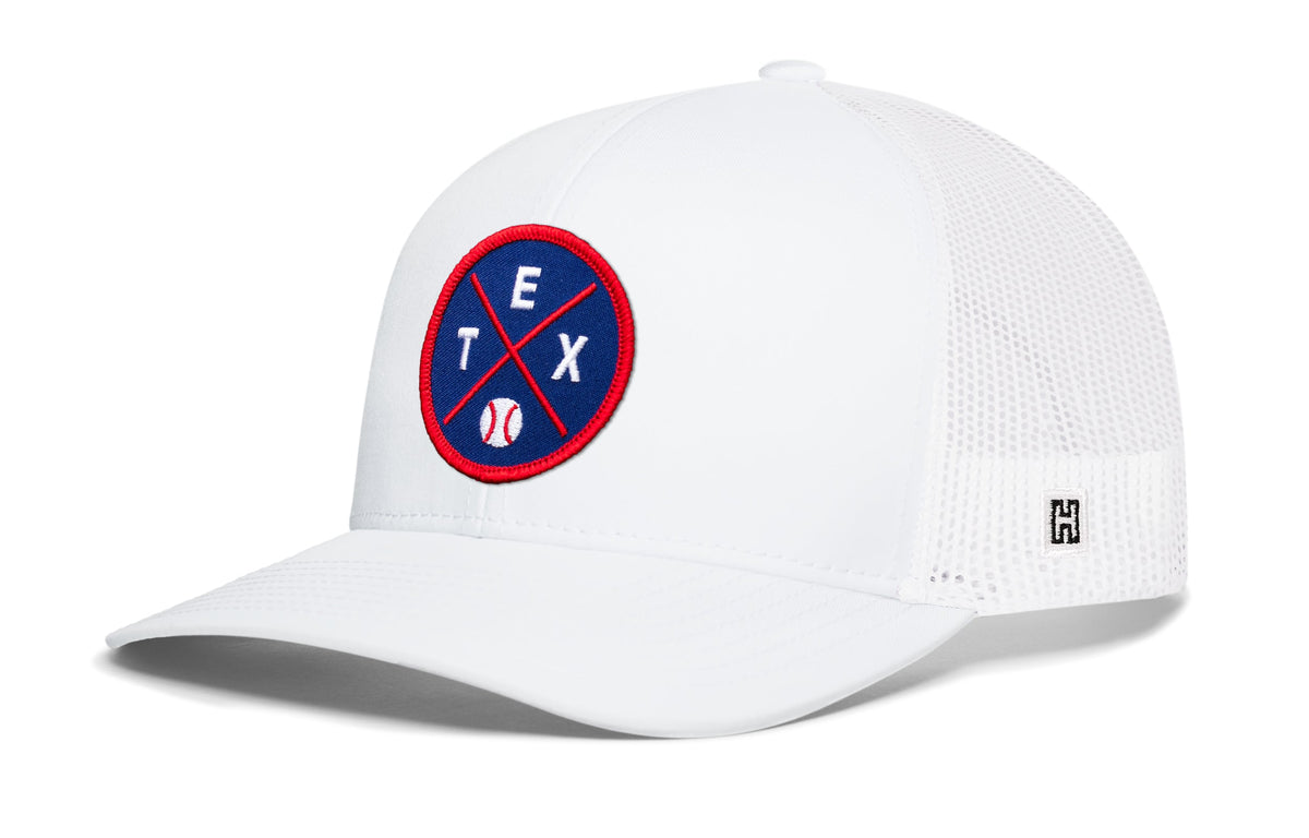 Texas Baseball Trucker Hat  |  TEX X Snapback