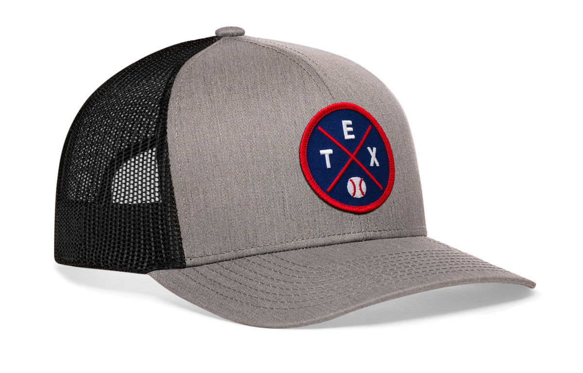 Texas Baseball Trucker Hat  |  TEX X Snapback