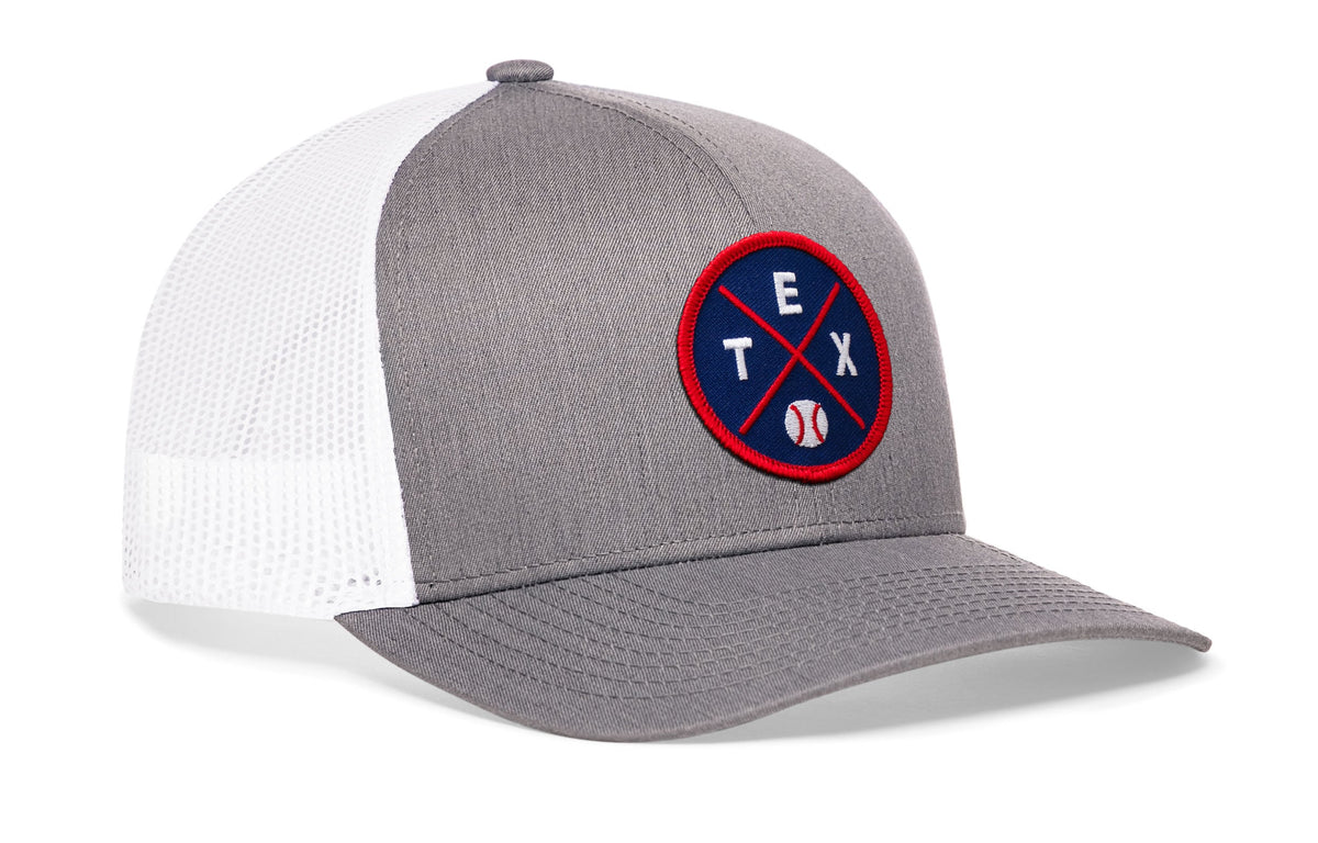 Texas Baseball Trucker Hat  |  TEX X Snapback