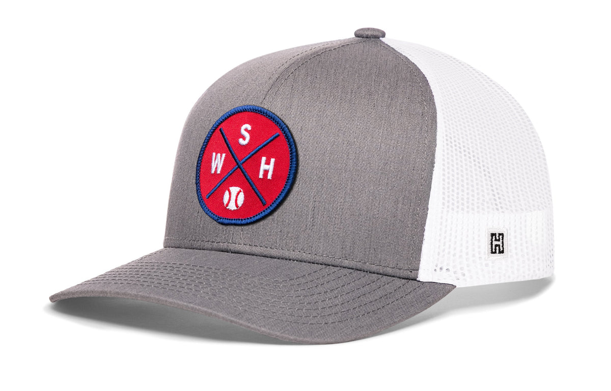 Washington DC Baseball Trucker Hat  |  WSH X Snapback