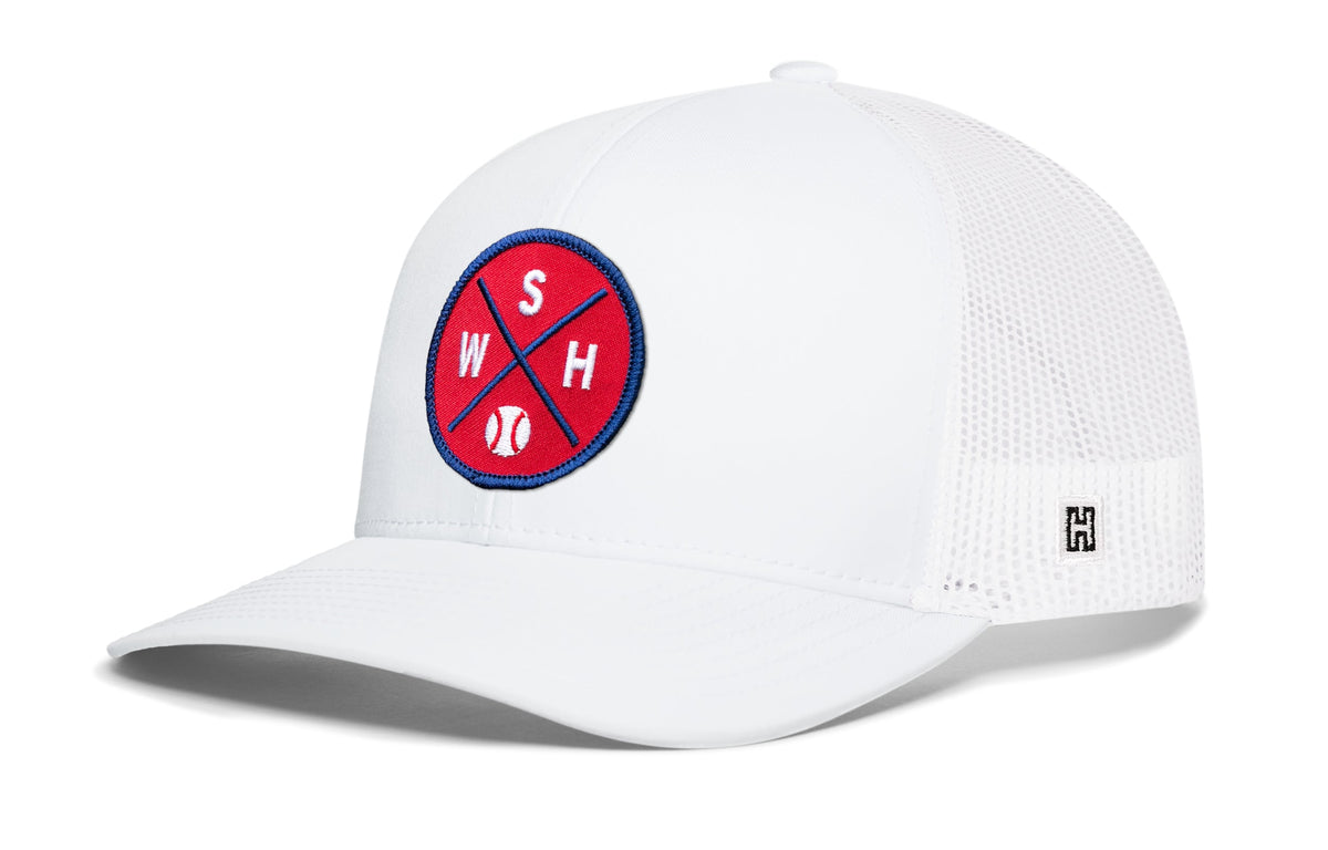 Washington DC Baseball Trucker Hat  |  WSH X Snapback