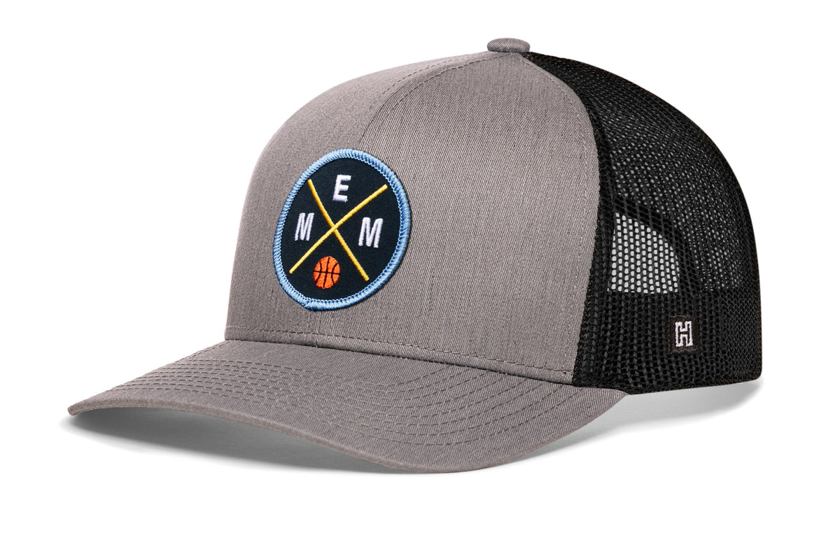 Memphis Basketball Trucker Hat  |  MEM X Snapback