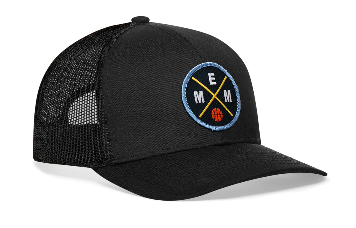 Memphis Basketball Trucker Hat  |  MEM X Snapback