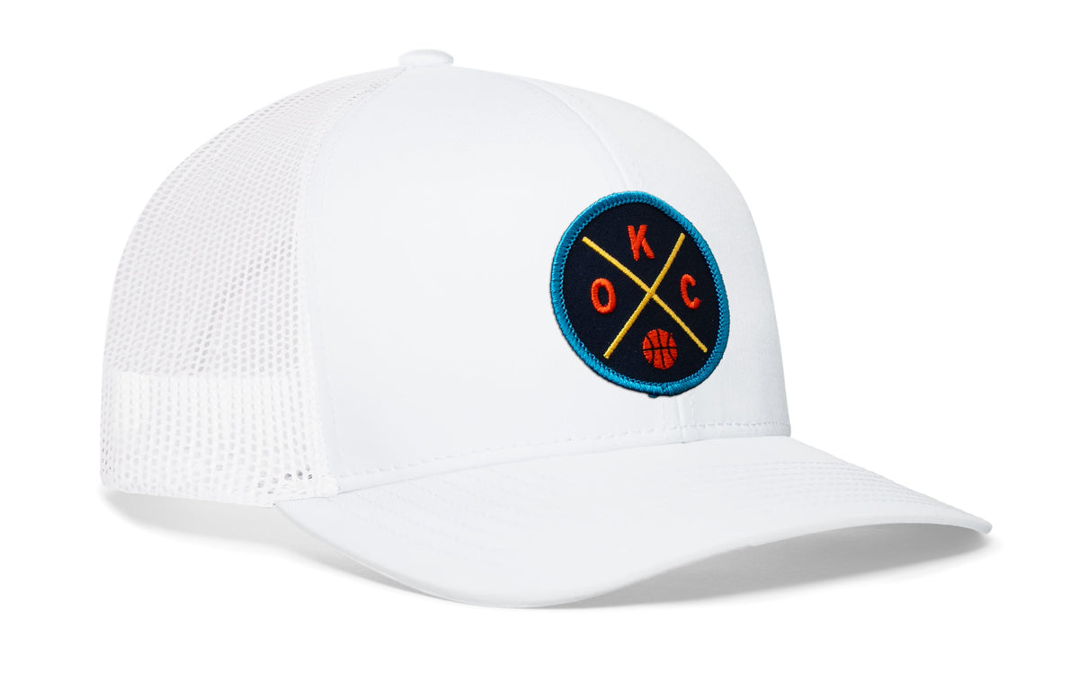 Oklahoma City Basketball Trucker Hat  |  OKC X Snapback