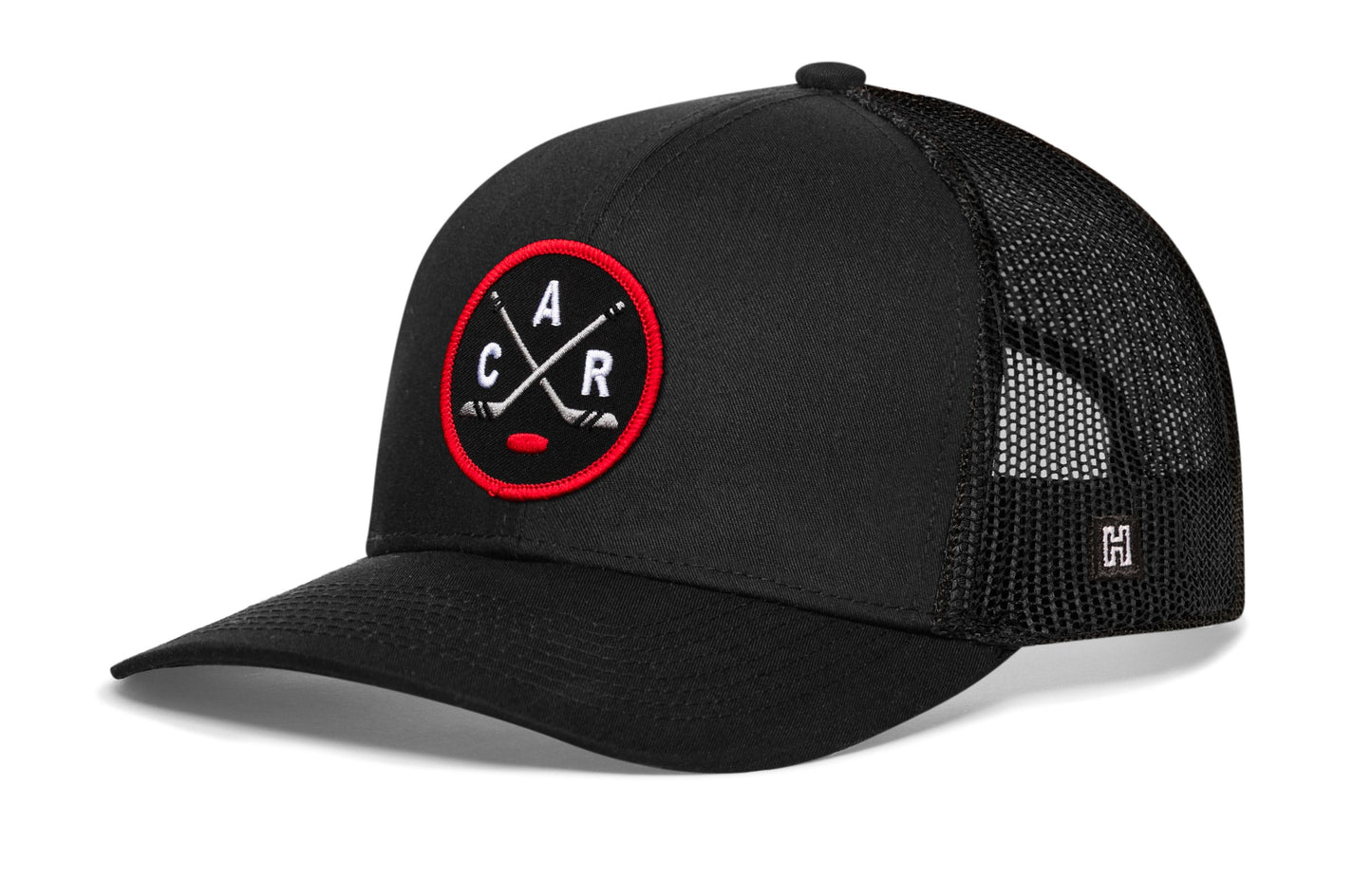 Carolina Hockey Trucker Hat  |  Black CAR X Snapback