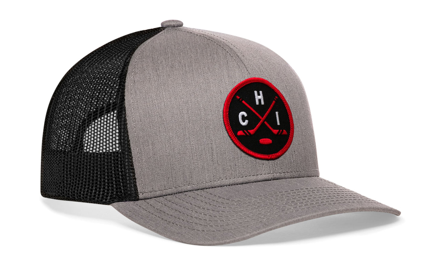 Chicago Hockey Trucker Hat  |  CHI X Snapback