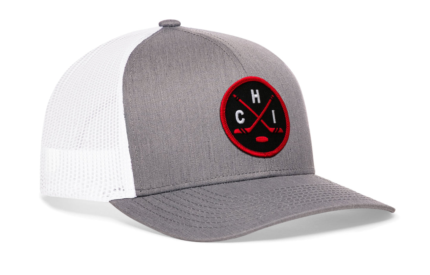 Chicago Hockey Trucker Hat  |  CHI X Snapback