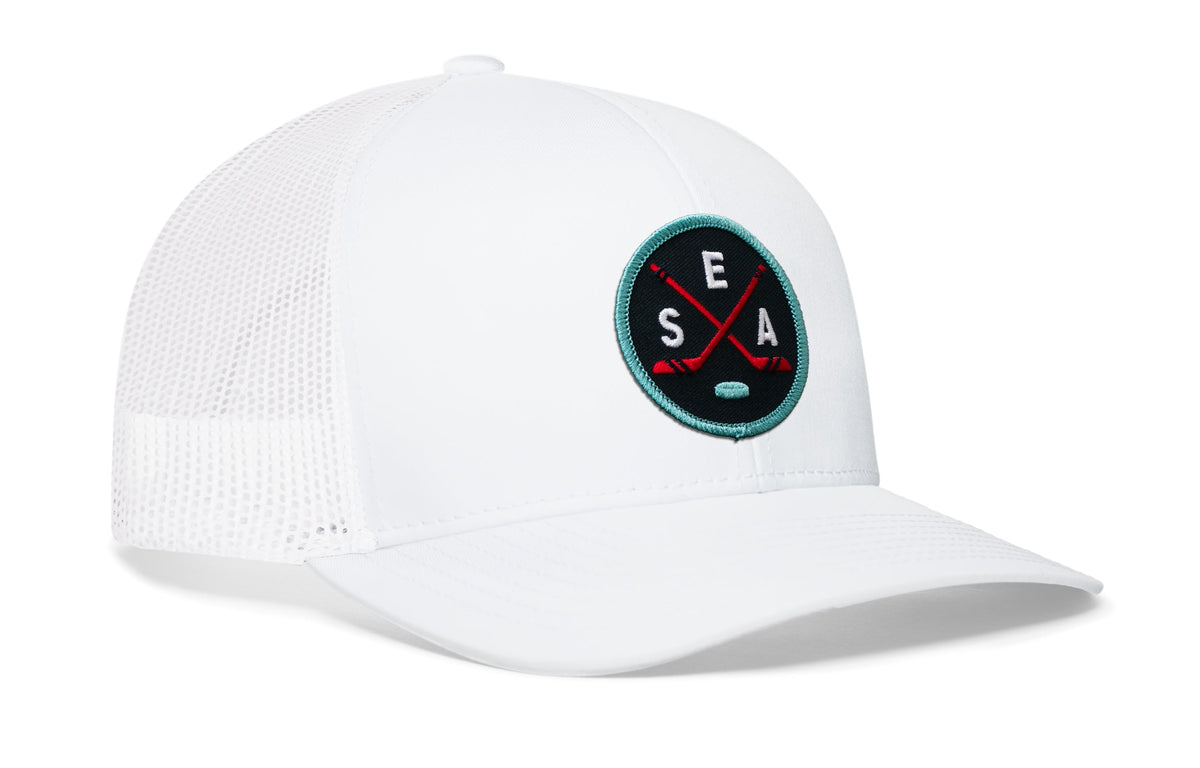 Seattle Hockey Trucker Hat  |  SEA X Snapback