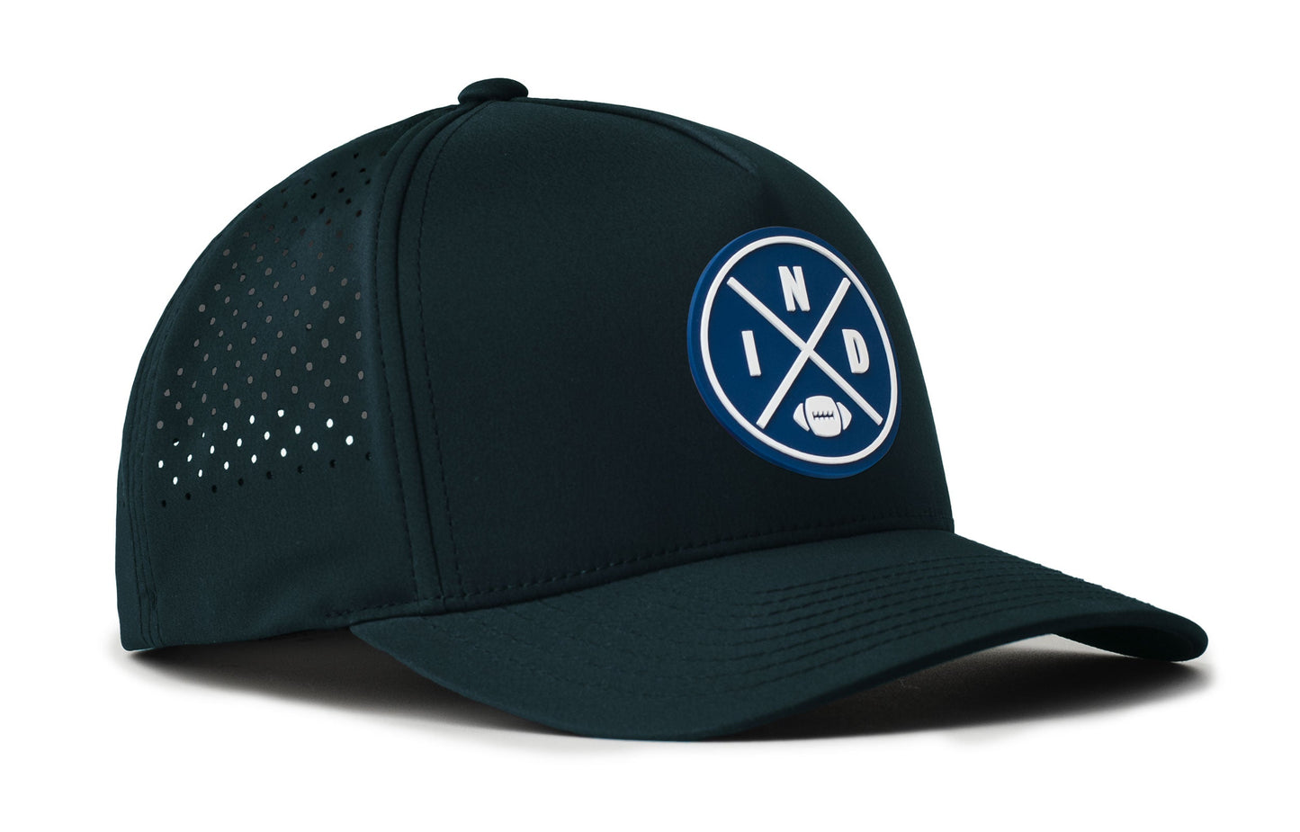 Indianapolis Football Performance 5-Panel Hat  |  IND X  Flexfit® Snapback