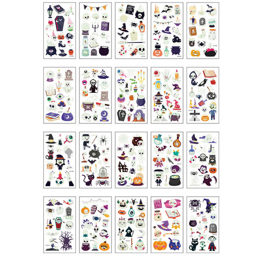 Halloween Cute Luminous Temporary Tattoo Stickers