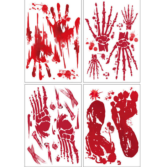 Halloween Skull hand Tempoprary Tattoo Sticker