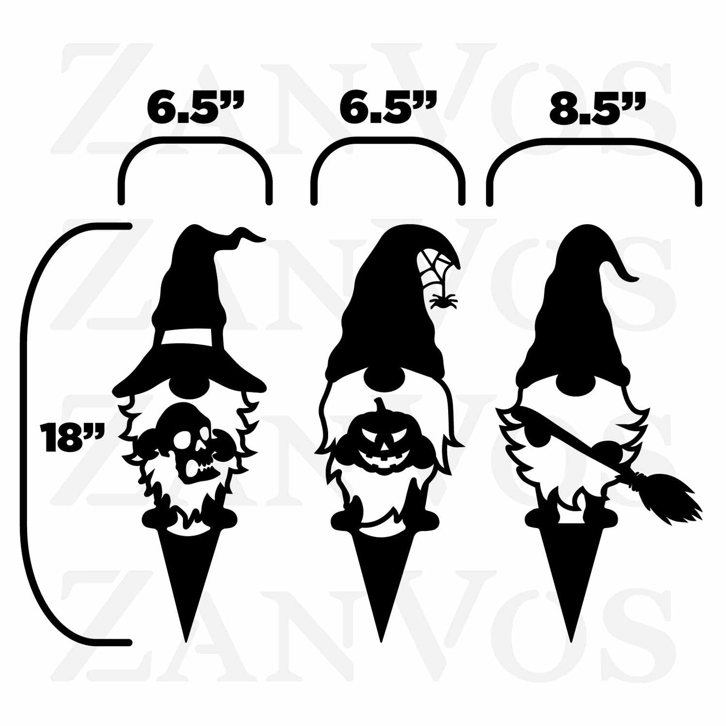 Halloween Gnomes (3 Pack)