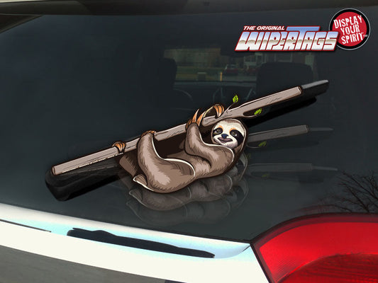 Hanging Sloth WiperTags