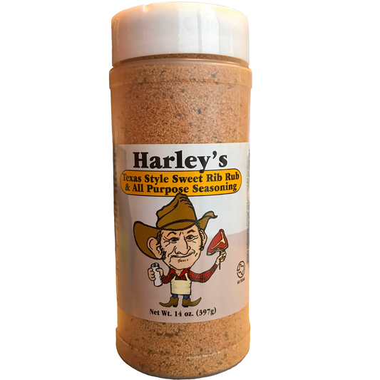 Harley's Texas Style Sweet Rib Rub & All Purpose Seasoning