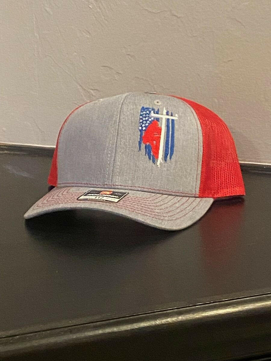 Embroidered Lineman Flag Hat