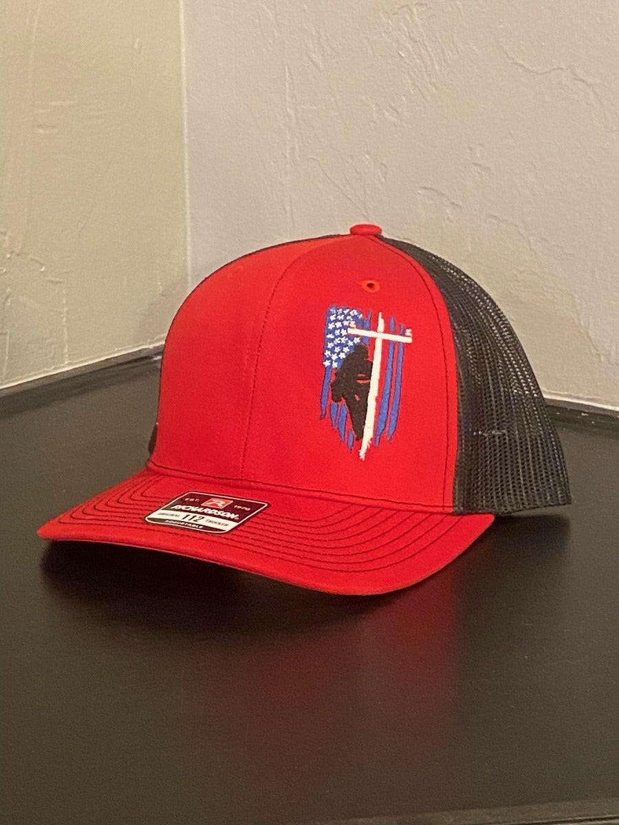 Embroidered Lineman Flag Hat