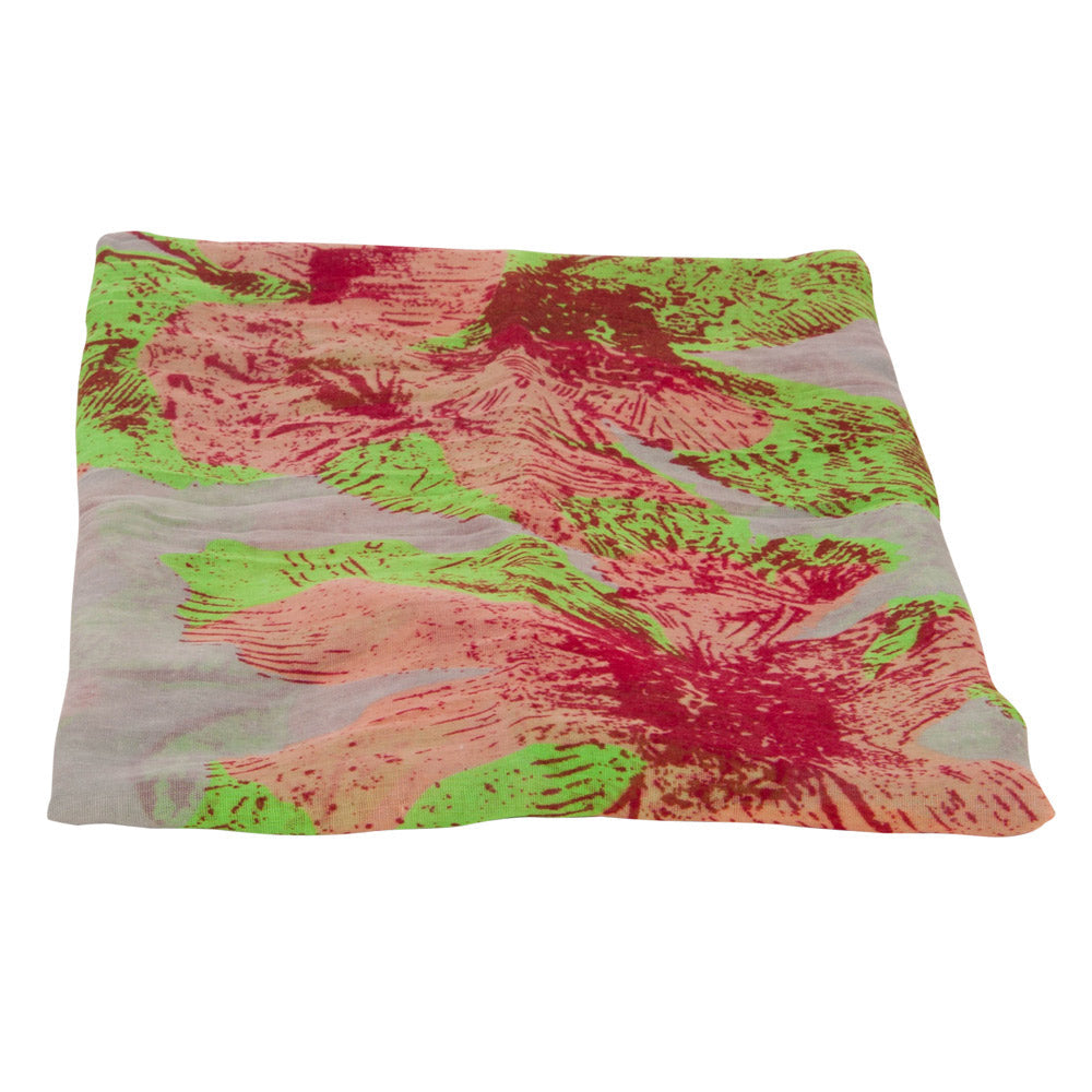 Hibiscus Flower Summer Scarf
