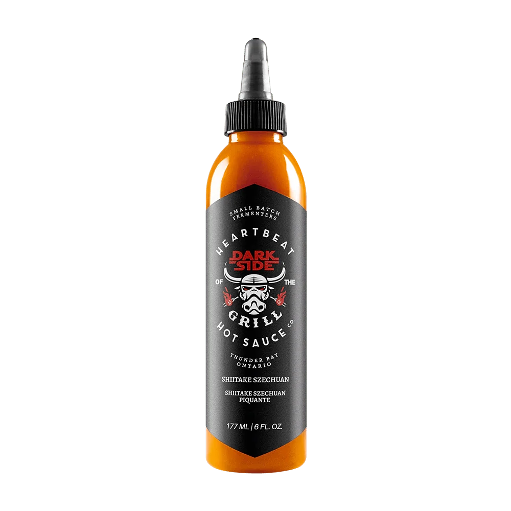 Heartbeat Hot Sauce Dark Side Of The Grill Shitake Szechuan 6 oz. Best by 3/2025