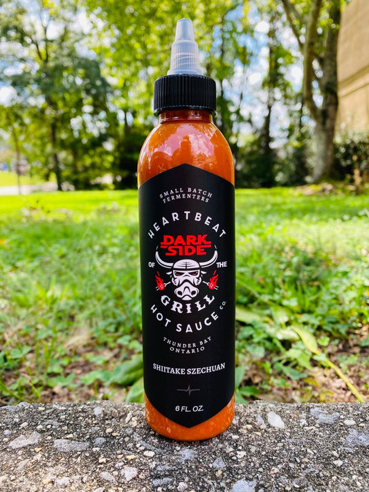 Heartbeat Hot Sauce Dark Side Of The Grill Shitake Szechuan 6 oz. Best by 3/2025