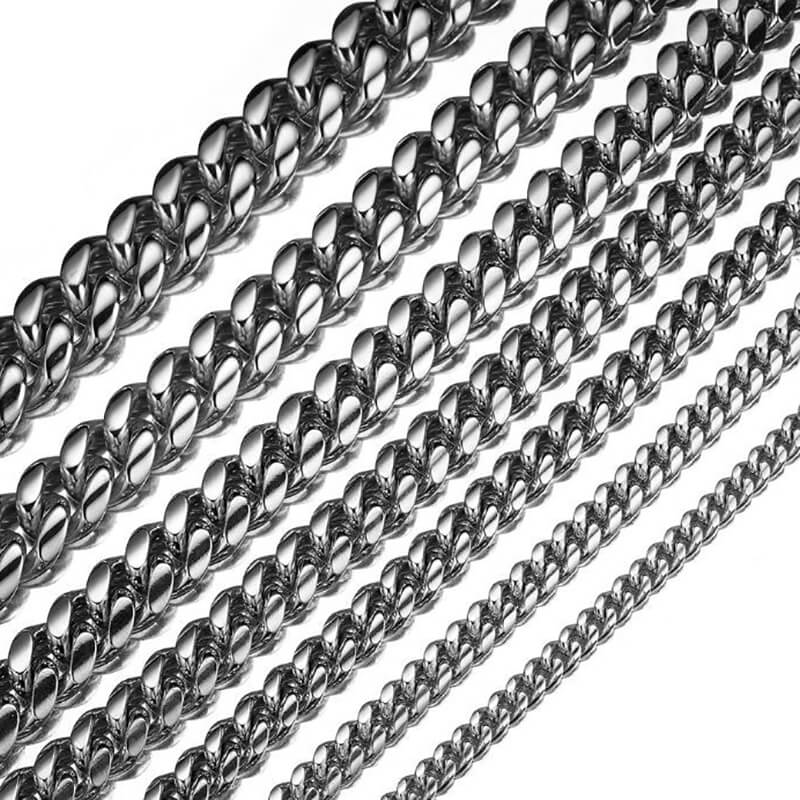 Heavy Cuban Link Chain Stainless Steel Necklace
