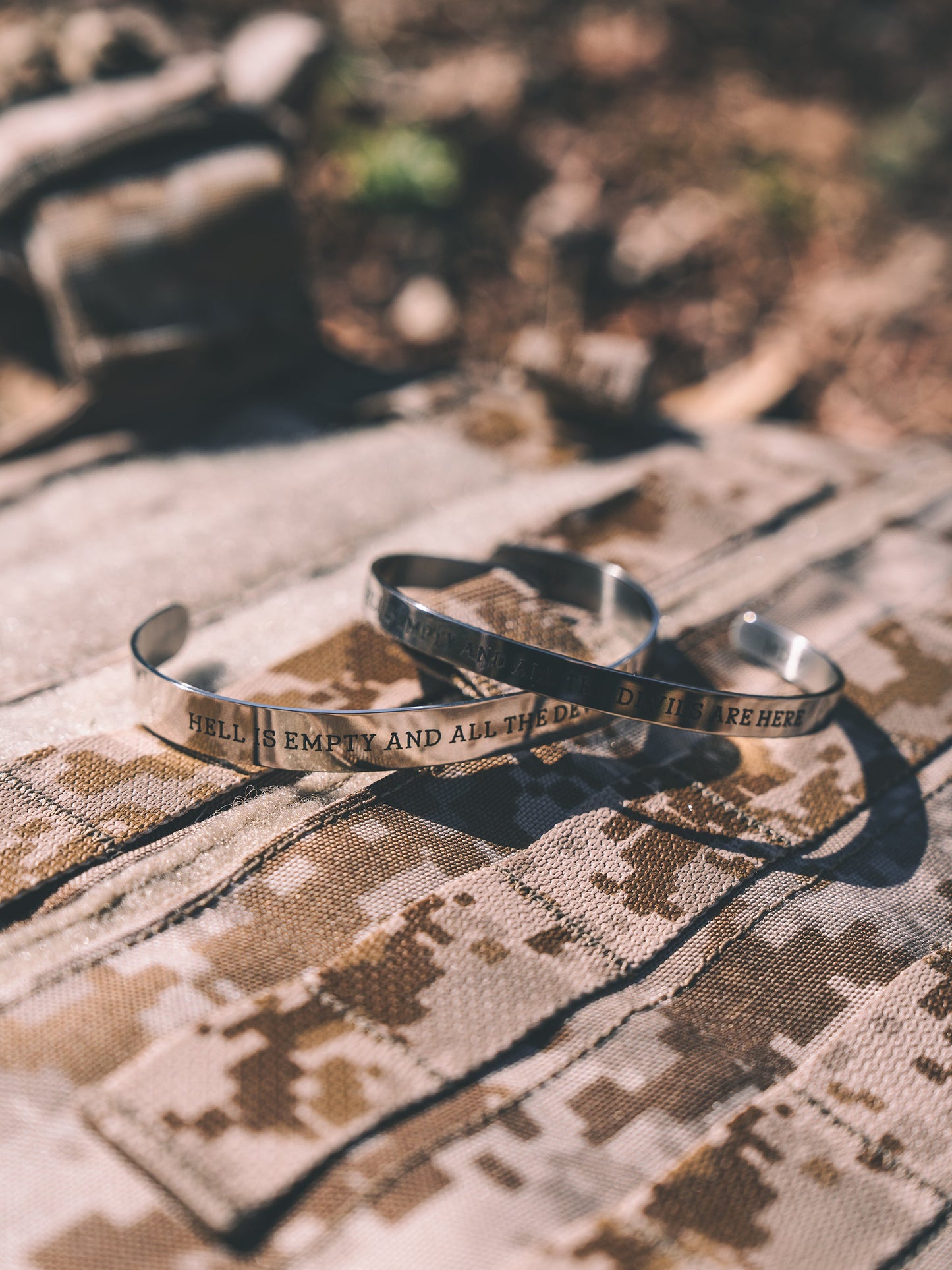 Hell is Empty Stainless Steel Cuff