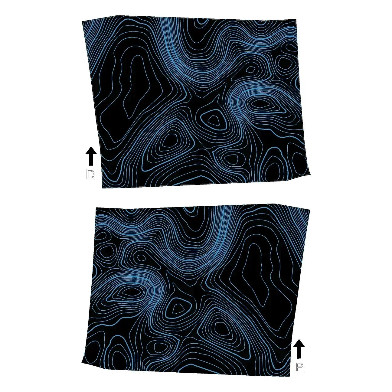 Topographic FRONT Door Armrest Panel Protection - 2024+ Tacoma / 2025+ 4Runner