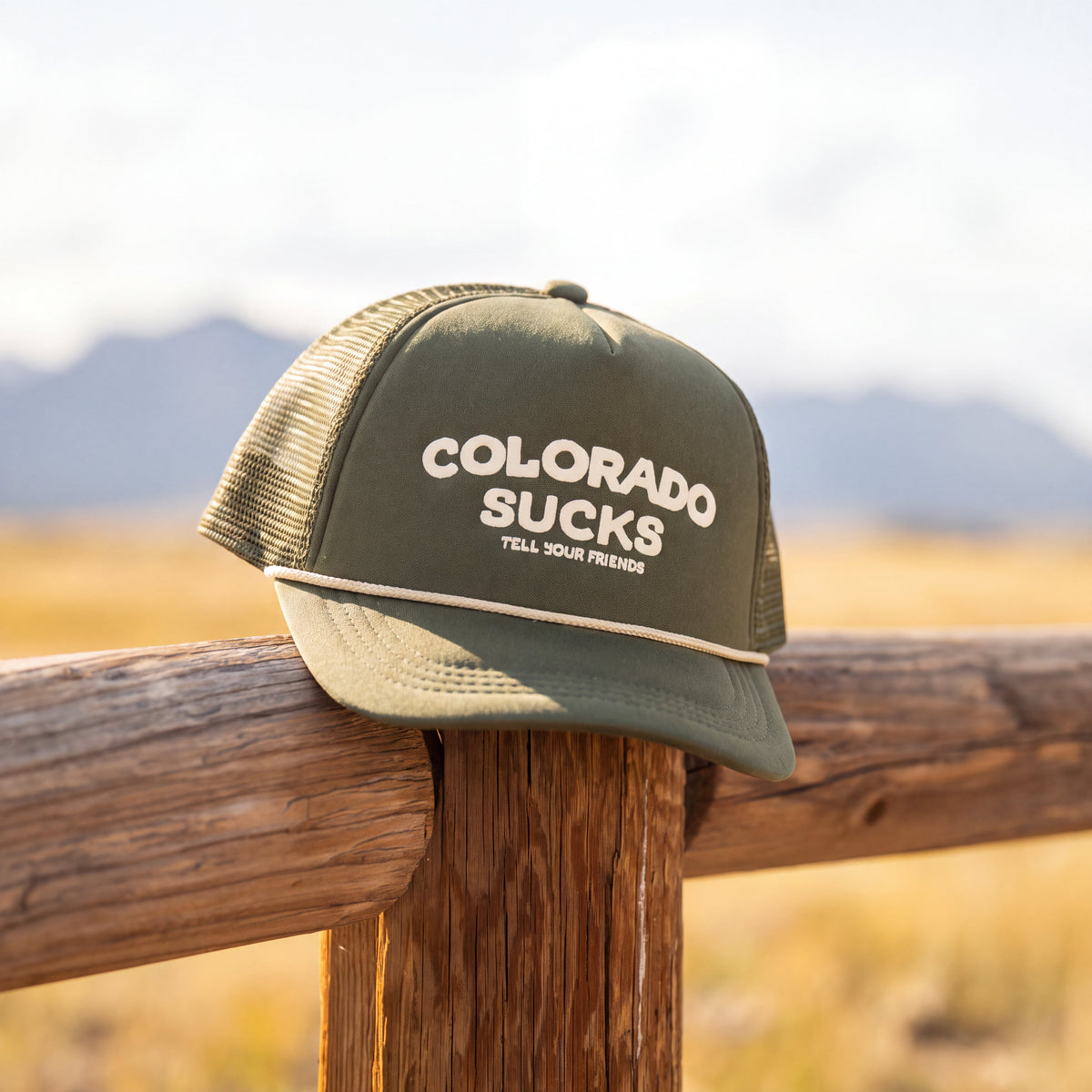 The Liar | Green Colorado Sucks Trucker Hat