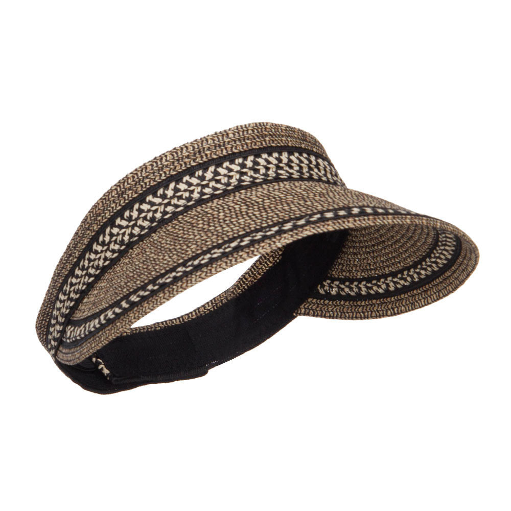 UPF 50+ Herringbone Braid Rollable Visor