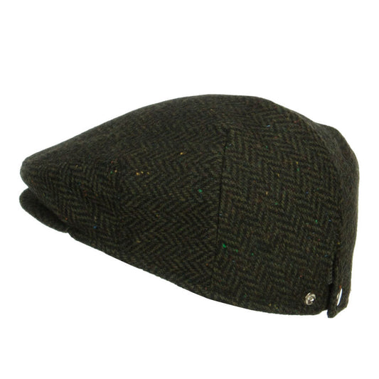 Men's Herringbone Wool Blend Ivy Cap