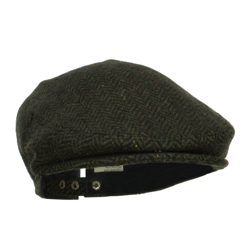Men's Herringbone Wool Blend Ivy Cap