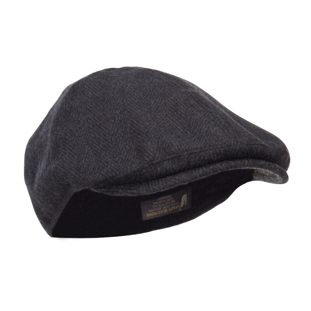 Men's Herringbone Wool Ivy Cap