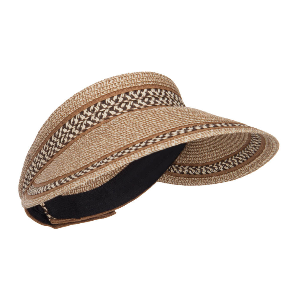 UPF 50+ Herringbone Braid Rollable Visor