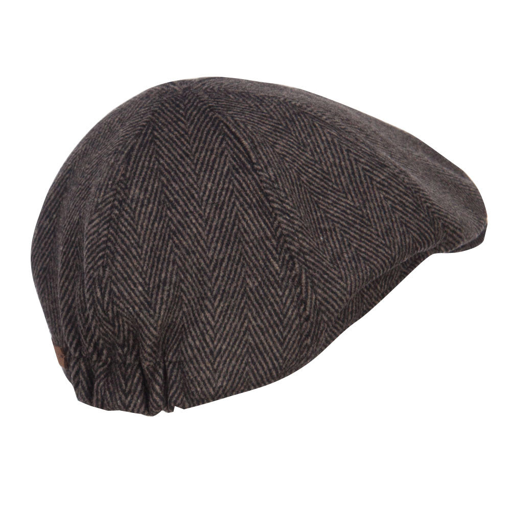 Men's Herringbone Wool Ivy Cap
