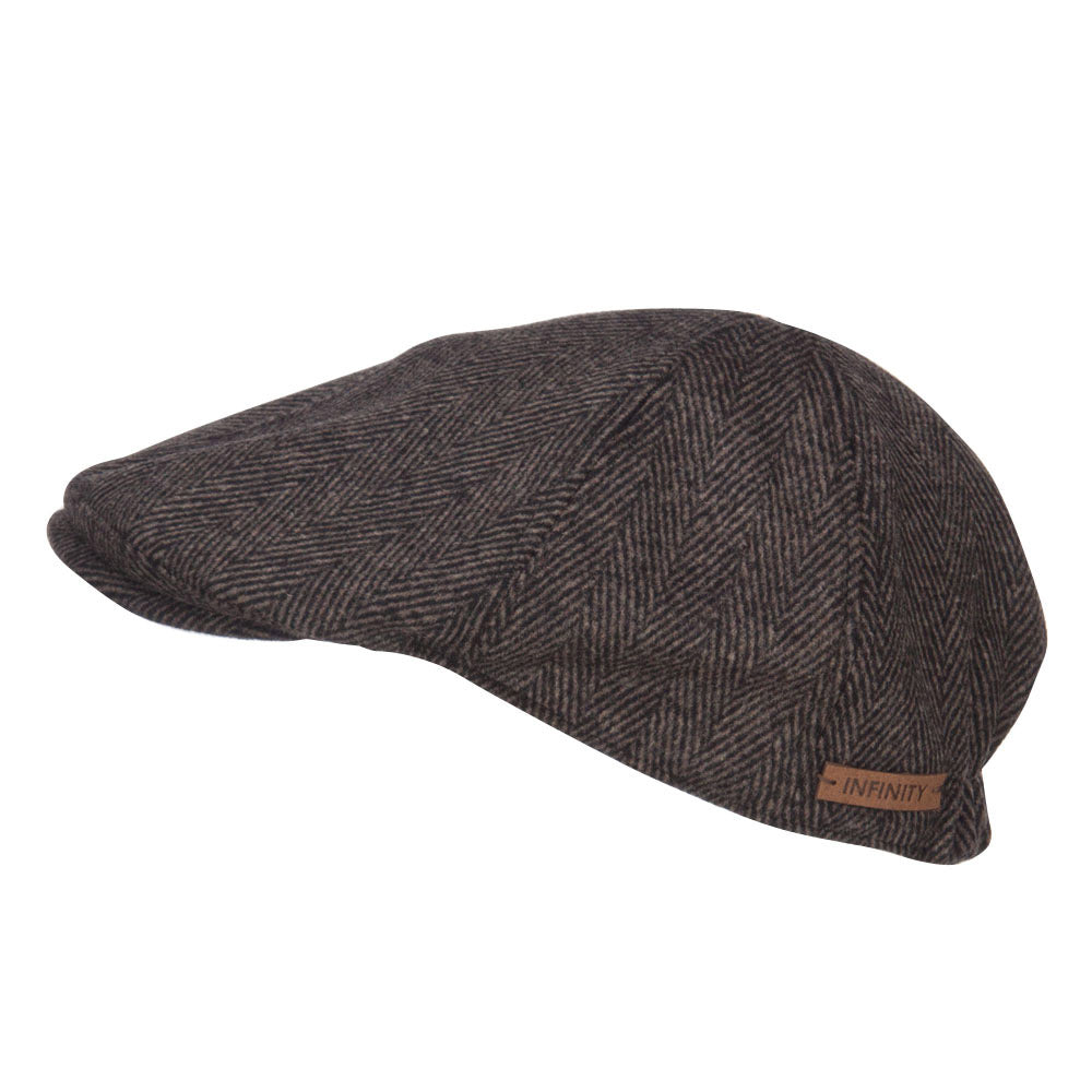 Men's Herringbone Wool Ivy Cap