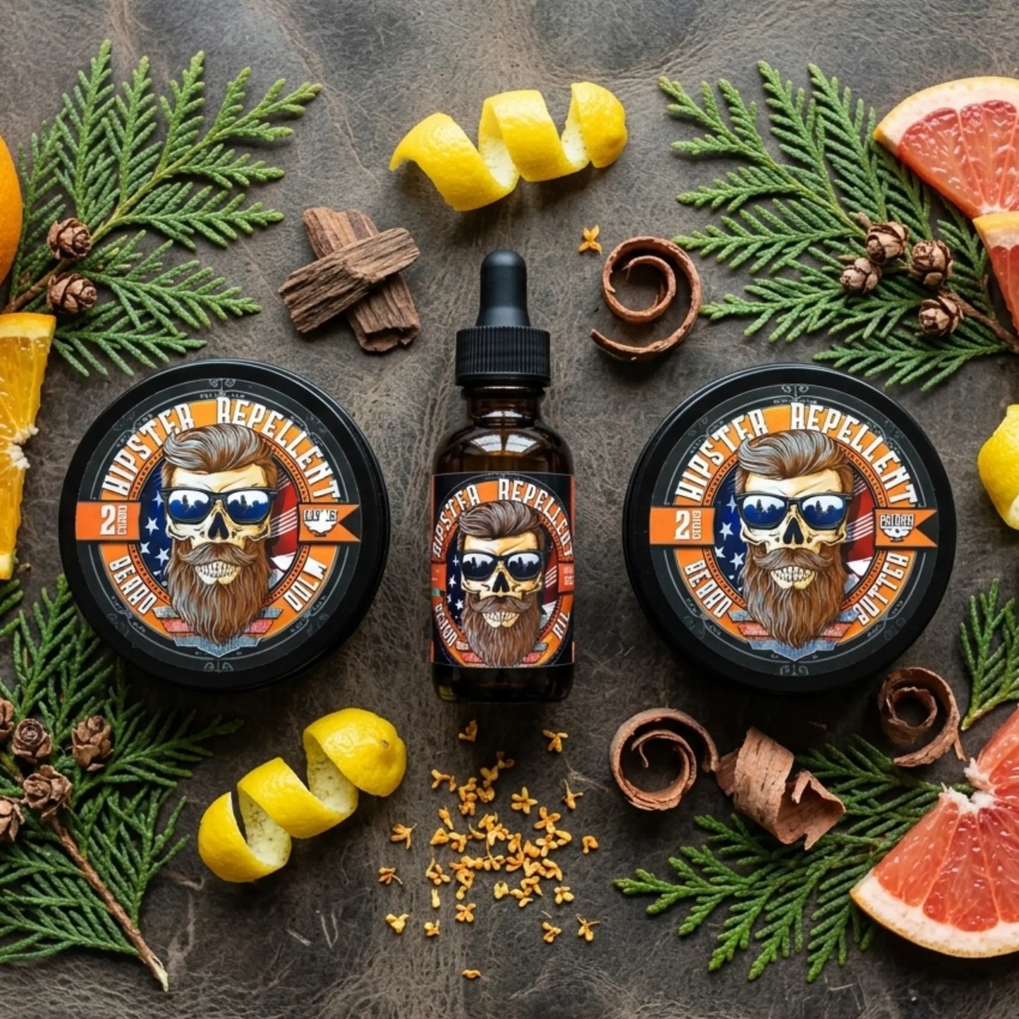 Hipster Repellent  1oz Natural Beard Oil Citrus and Cedar