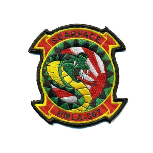 HMLA-367 SCARFACE Squadron USMC Patch