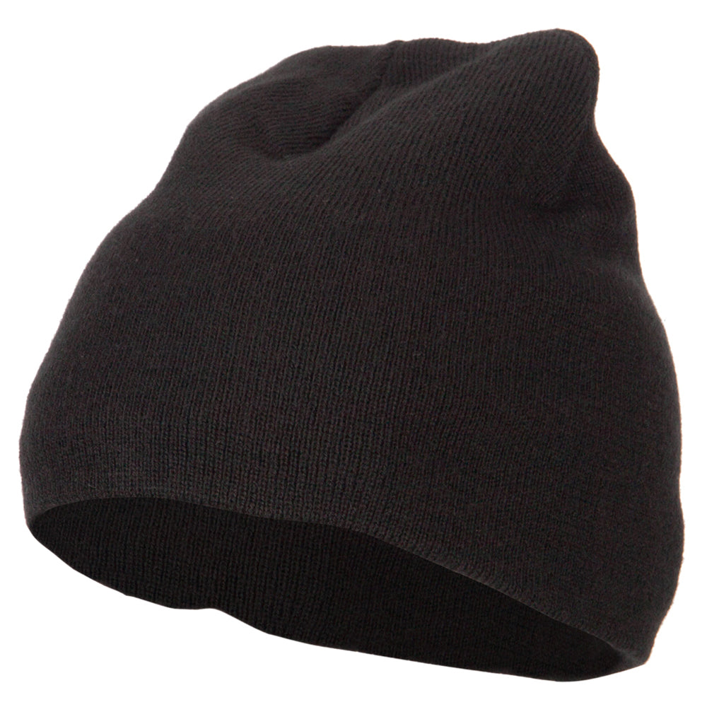 Big Size 8 Inch New Solid Color Short Beanie