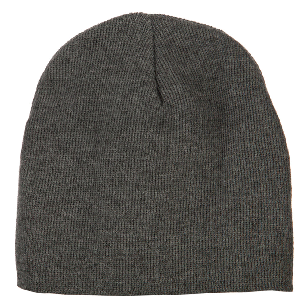 Big Size 8 Inch New Solid Color Short Beanie