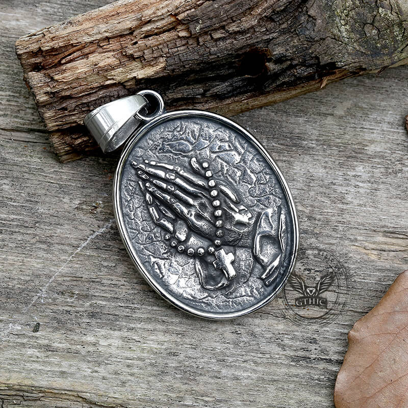 Holy Prayer Stainless Steel Christian Pendant