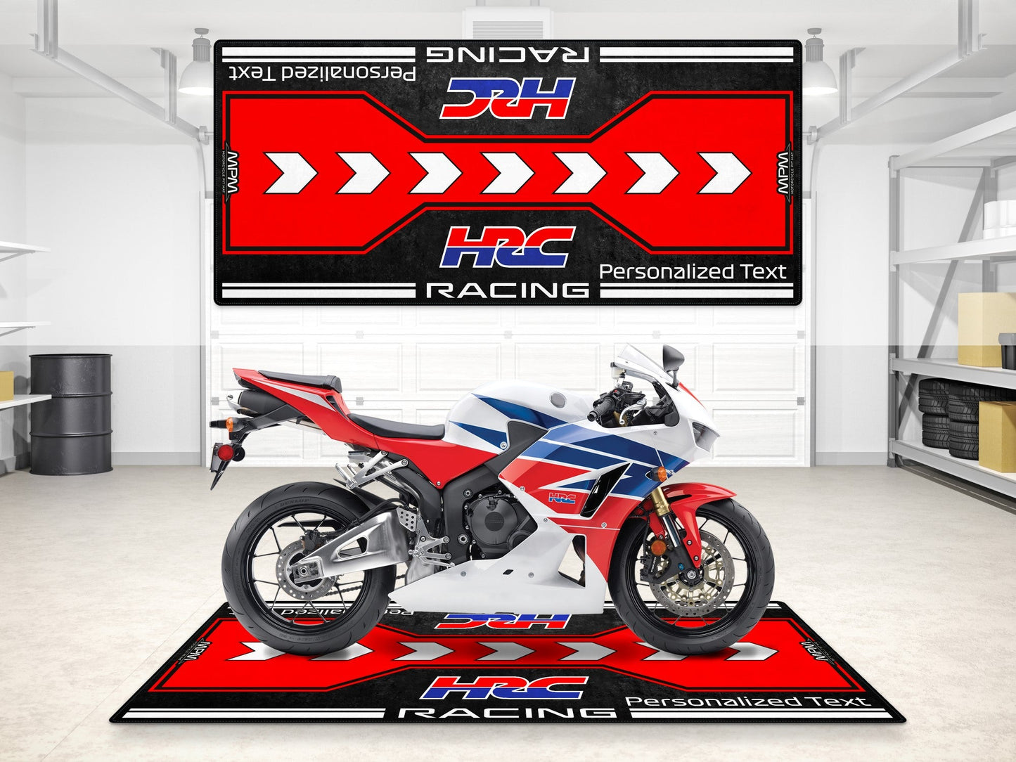 MPM Motorcycle Mat for Honda HRC - MM7147