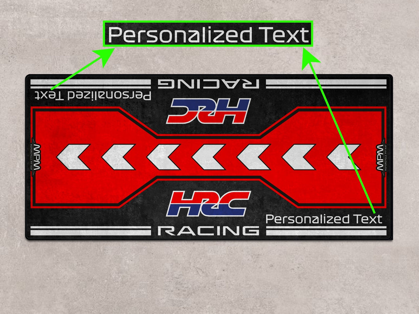 MPM Motorcycle Mat for Honda HRC - MM7147