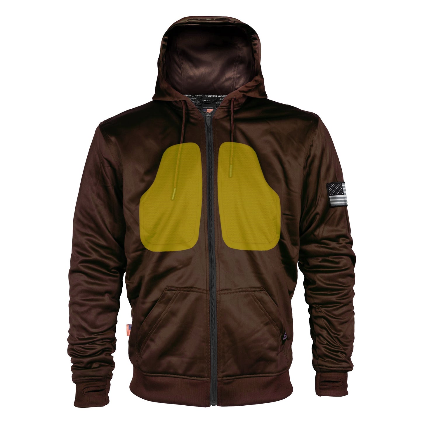‌Brown Solid Ultra Protective Hoodie