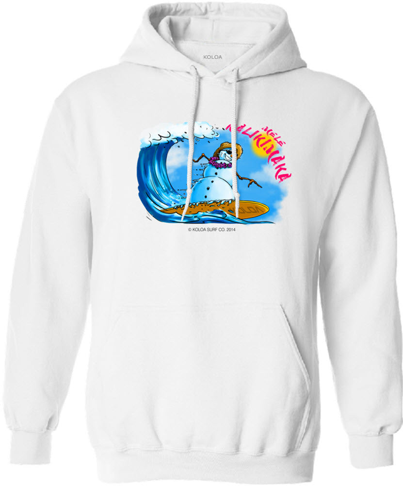 Koloa Surfing Snowman Hoodie
